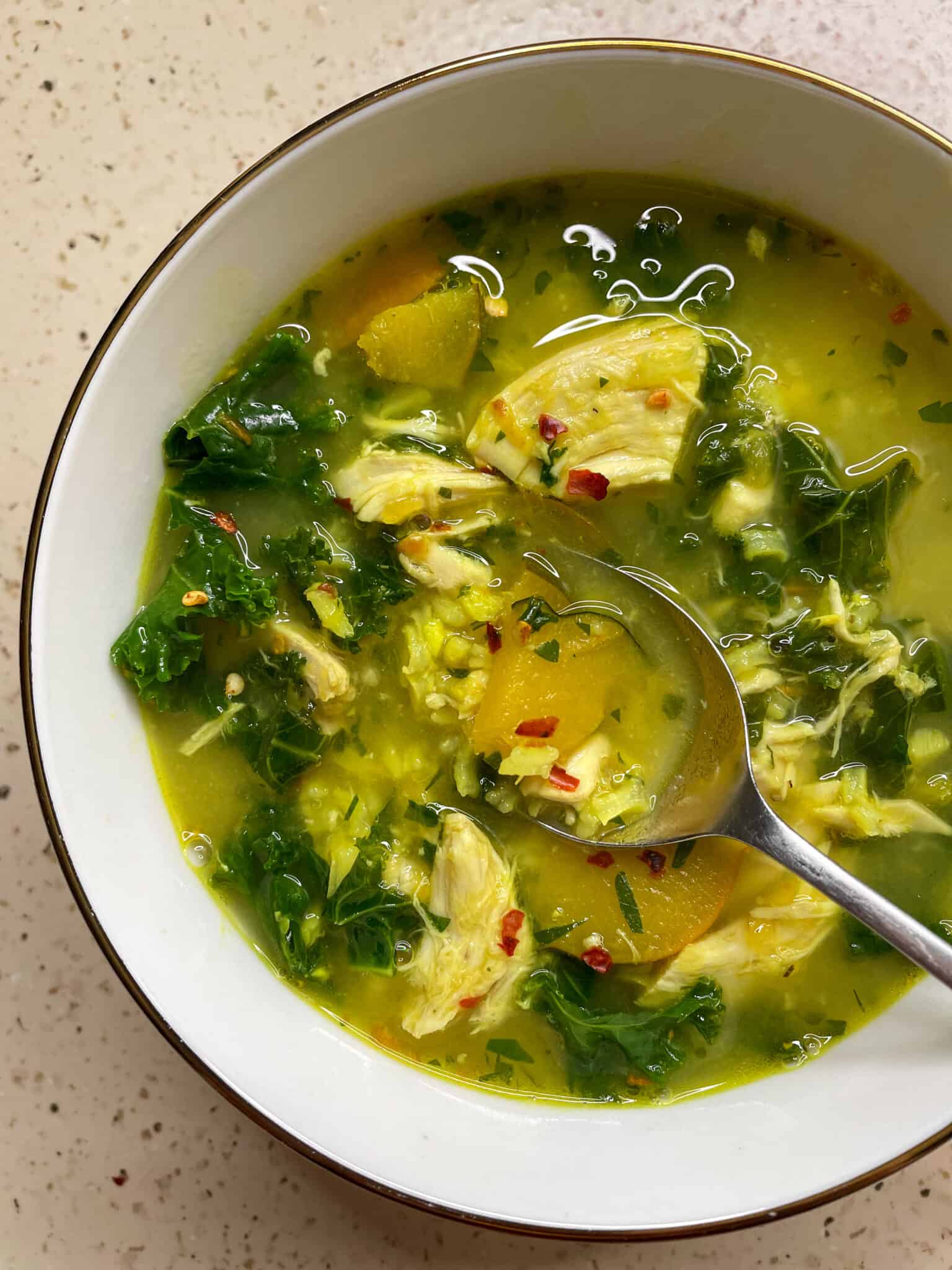 Broccoli Chicken Rice Soup - Reluctant Entertainer